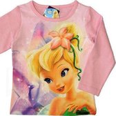 Disney Fairies Meisjes Longsleeve - Tinkerbell - Roze - T-shirt met lange mouwen - Maat 116