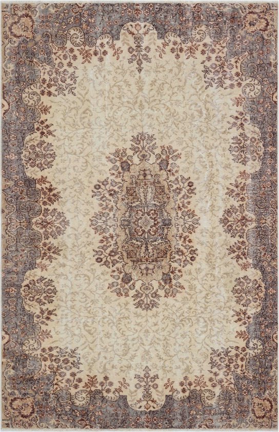 Vintage handgeweven vloerkleed - tapijt - Rana 253 x 166
