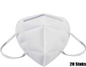Cottonwave - Mondkapjes FFP2 Wit - Medisch - Wegwerp - 20 Stuks