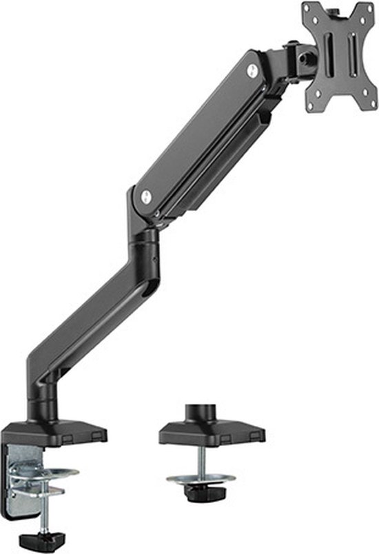 Suptek Enkele monitorarm 13-34 inch, verstelbare gasveer monitor
