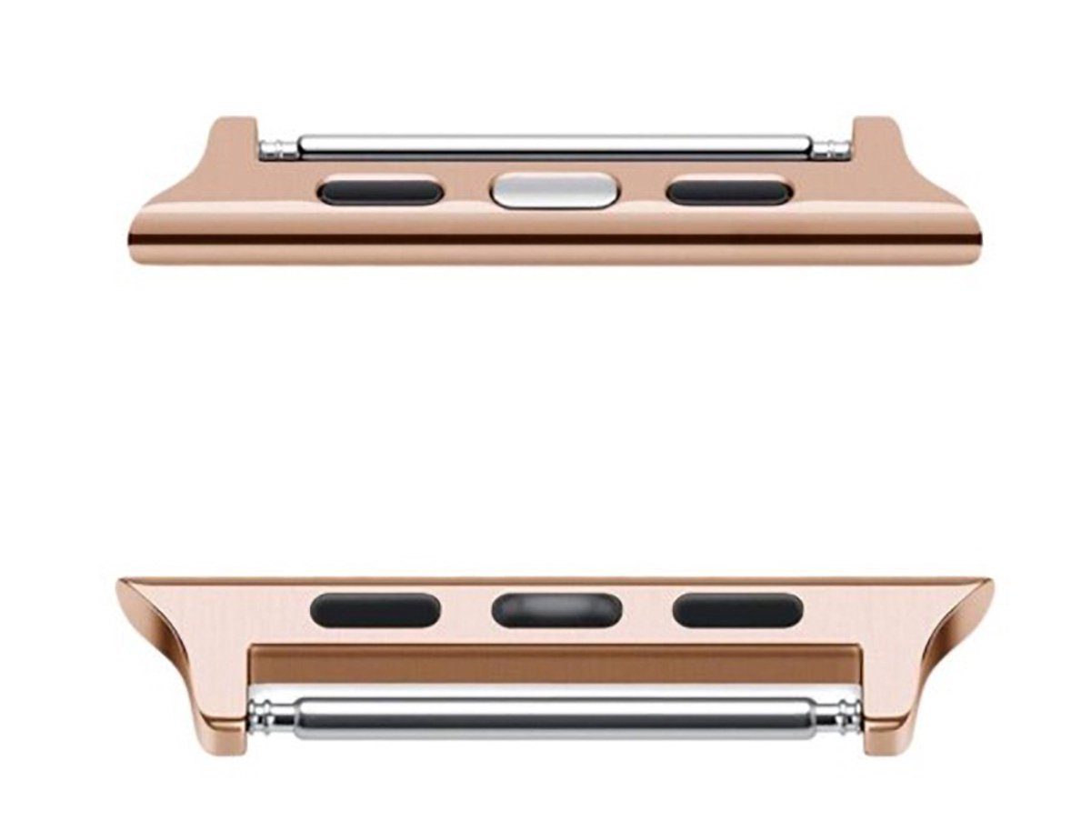 Vervangbare verbindingsadapter Apple Horloge - Adapter Apple horloge - 22mm - 38 tot 41mm - Roze