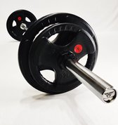 ReloadSport Olympische Tri-Grip Halterstang set - 50mm - 80kg