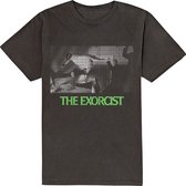 The Exorcist Heren Tshirt -L- Graphic Logo Zwart