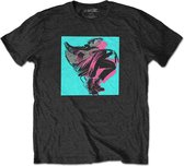 Gorillaz Heren Tshirt -M- Now Now Logo Zwart