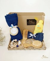 kraamcadeau - Hydrofiel doekje - Baby speelgoed - Houten speelgoed - Zwitsal - Baby verzorging - Babyset -Babygeschenkset - Baby kam en borstel - Cadeau baby - Kraamcadeau voor jongen - Kraam