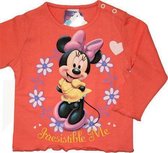 Disney Minnie Mouse Meisjes Longsleeve - Oranje - T-shirt met lange mouwen - Maat 86