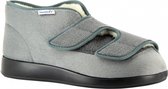 Pantoffel verbandschoen mt:45 Heren Grijs wol gevoerd Merk: Varomed  (DIN&ISO gecertificeerd)