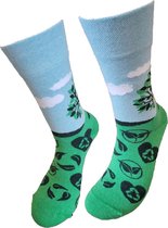 Verjaardag cadeau - Grappige sokken - Love Nature sokken - Leuke sokken - Vrolijke sokken – Valentijn Cadeau - Luckyday Socks - Cadeau sokken - Socks waar je Happy van wordt – Maat