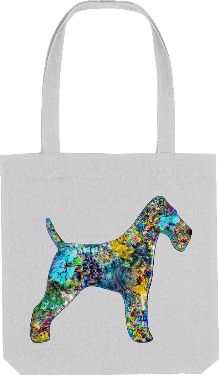 OddityPieces - The ODD Bags - tas - grijs - Fox Terrier - honden