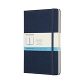 Moleskine Classic Notitieboek - Large - Hardcover - Gestippeld - Saffier Blauw