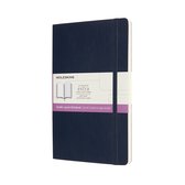 Moleskine Notitieboek - Large - Softcover - Gelinieerd/Blanco - Saffier Blauw