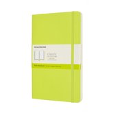 Moleskine Notebook Large (13x21 cm) Blanco Couverture souple Lime Green