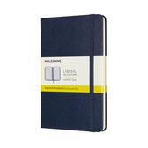 Moleskine Classic Notitieboek - Medium - Hardcover - Geruit - Saffier Blauw