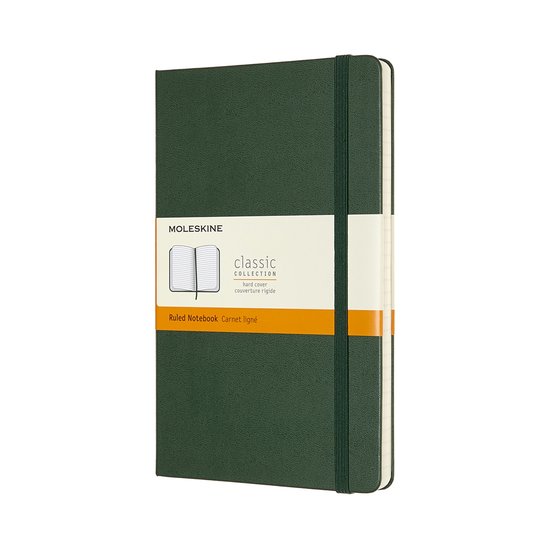 Moleskine Classic Notitieboek - Large - Hardcover - Gelinieerd - Mirte Groen