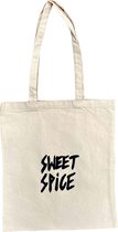 Sayyara Tote bag - Katoenen tas - Schoudertas - Handtas - Canvas - Biologisch katoen - Milieuvriendelijk - "Sweet spice" - Dames - Heren - Naturel