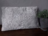 Brynxz kussen velvet grey - Brynxz sierkussen grijs 40x60cm