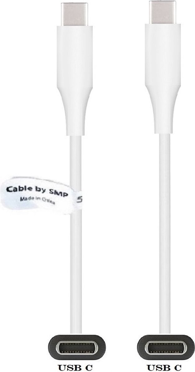 3,2m USB 3.1 C-C kabel. Robuuste 100W E-marker laadkabel. Oplaadkabel snoer geschikt voor o.a. Archos Sense 50dc, Sense 50x