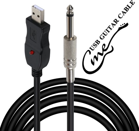 Câble USB pour guitare  Câble de guitare USB guitare basse vers