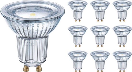 Voordeelpak 10x Osram Parathom GU10 PAR16 - Warm Wit | Vervangt