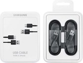 Samsung USB-C Male naar USB 2.0 A Male kabel - 1.5 meter - Zwart