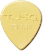 TUSQ teardrop plectrum 3-pack warm tone 1.00 mm