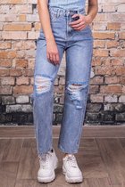 Broek Toxik3 hoge taille boyfriend jeans