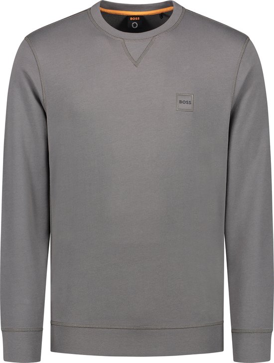 Hugo Boss - Westart Sweater Donker Taupe - Heren - Maat M - Slim-fit