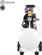 Morelife Stille Luchtcompressor 30L - Luchtcompressor elektrisch - Luchtcompressor Portable - Luchtcompressor Auto - 30L 750W