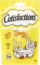 Catisfactions Kattensnoepjes - Kaas - Kattensnack - 60 g - 1 zakje