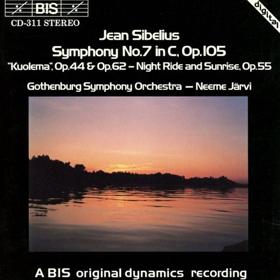 Gothenburg Symphony Orchestra, Neeme Järvi - Sibelius: (Compl.Ed. 17), Symphony No.7 In C (CD)