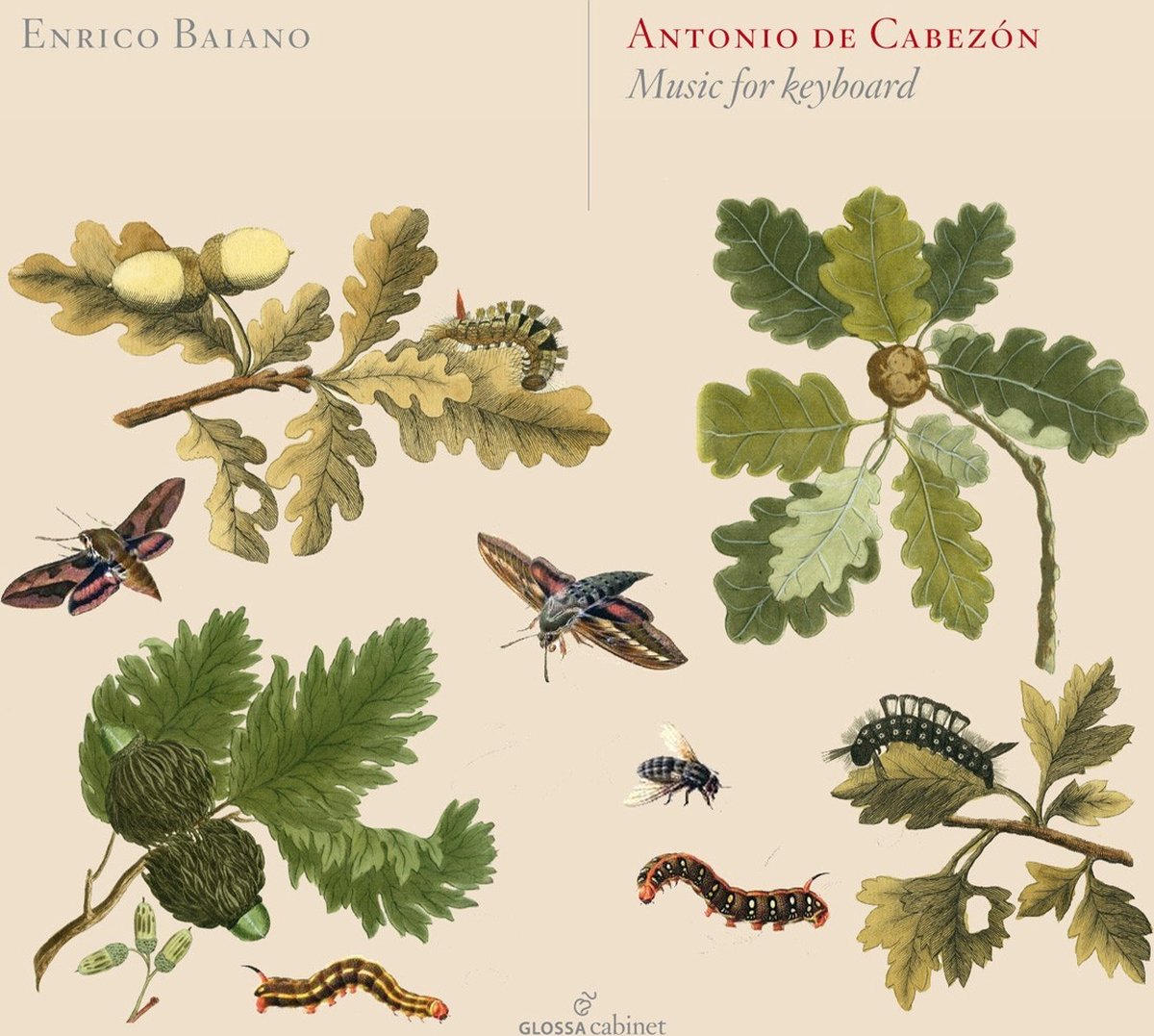 Enrico Baiano - Cabezón: Music For Harpsichord (CD)