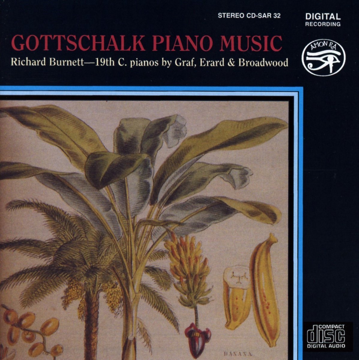 Richard Burnett - Gottschalk: Piano Music (CD)