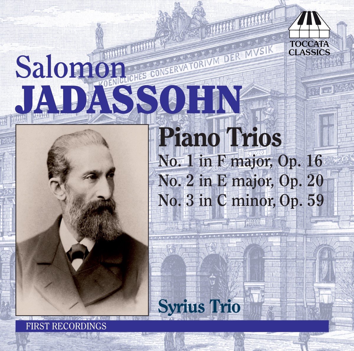 Syrius Trio - Salomon Jadassohn Piano Trios nos 1-3 (CD)