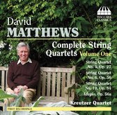 Kreutzer Quartet - Matthews String Quartets Volume 1 (CD)