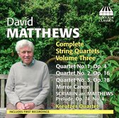 Kreutzer Quartet - String Quartets, Volume Three (CD)