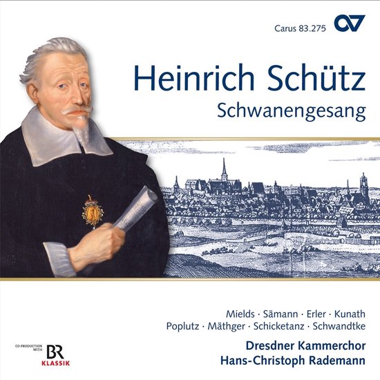 Dorothee Mields, Gerlinde Sämann, David Erler, Stefan Kunath, Felix Schwandtke, Dresdner Kammerchor, Hans-Christoph Rademann - Schütz: Schwanengesang (CD)