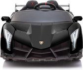 Voiture électrique pour enfants Lamborghini Veneno 4x4 Zwart 2 personnes 24V avec télécommande OPTION PLEINE