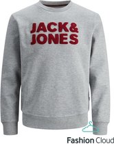 Jack & Jones Jack&Jones Embro Sweat Light Grey Melange GRAU S