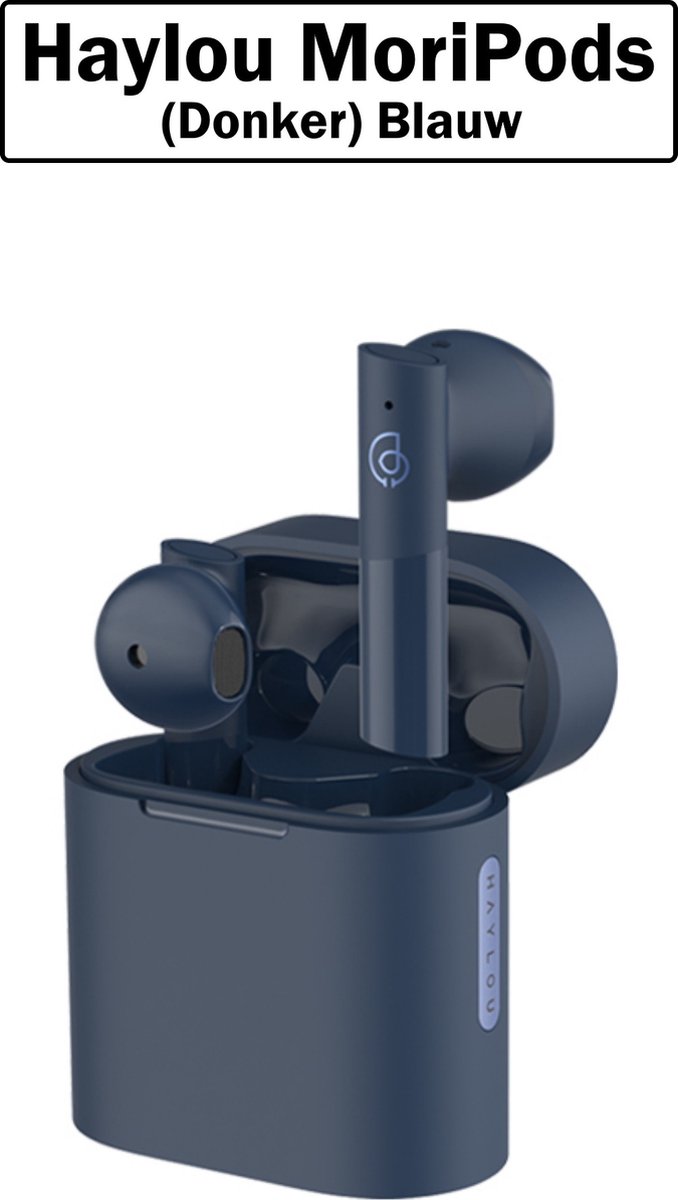 Haylou MoriPods Headset True Wireless Stereo (TWS) In-ear Oproepen/muziek Bluetooth Blauw