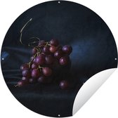 Tuincirkel Versgeplukte tros druiven - 150x150 cm - Ronde Tuinposter - Buiten