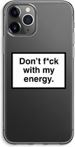 CaseCompany® - iPhone 11 Pro Max hoesje - My energy - Soft Case / Cover - Bescherming aan alle Kanten - Zijkanten Transparant - Bescherming Over de Schermrand - Back Cover