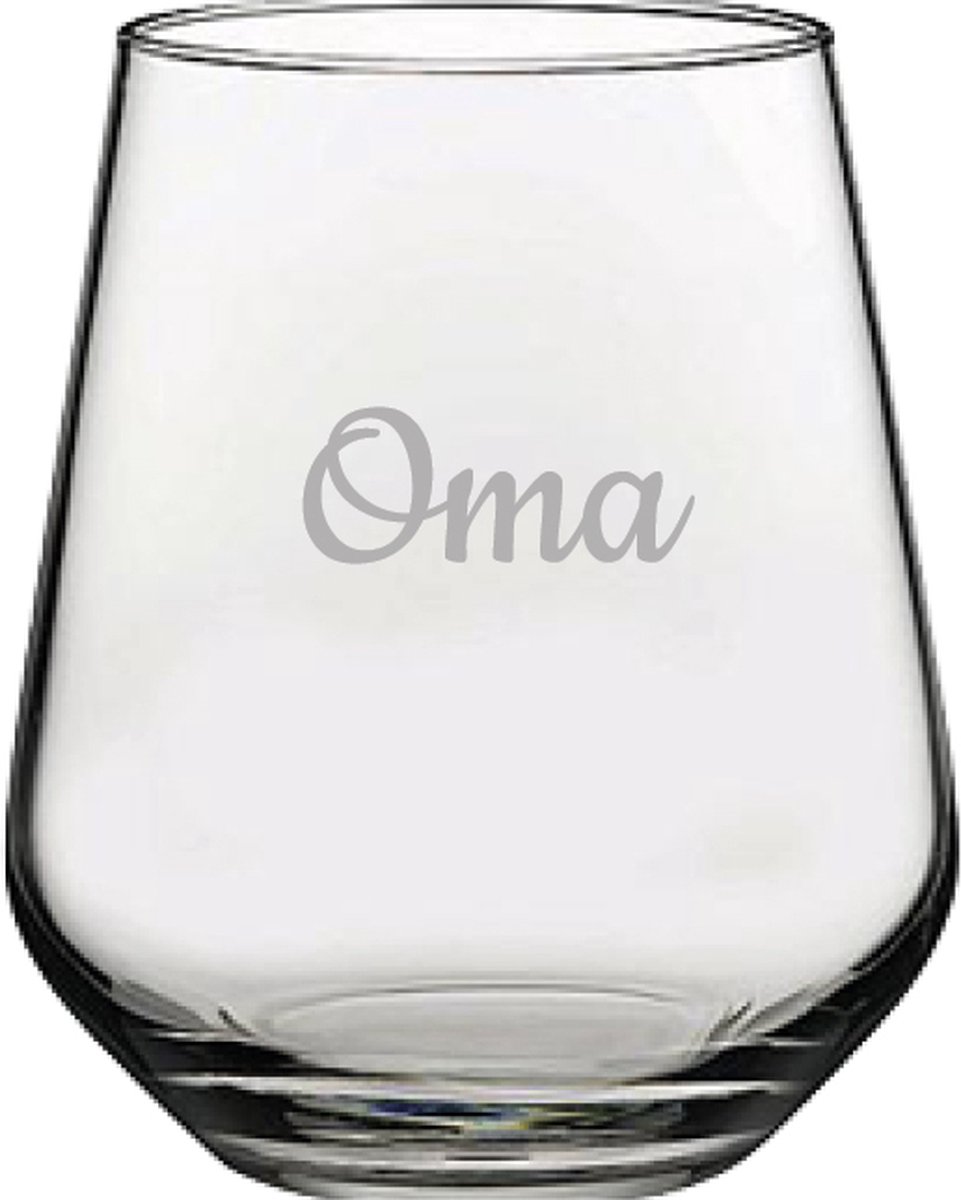 Gegraveerde Drinkglas 42,5cl Oma