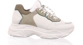 BRONX Damessneaker "Baisley 6667" - beige/kaki - maat 40