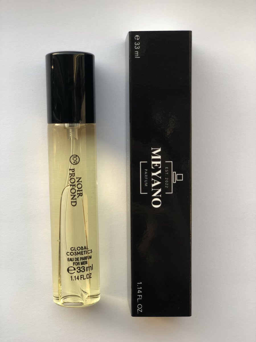 Meyano N6 - Noir Profond - Herenparfum - Eau de Parfum - 33 ml