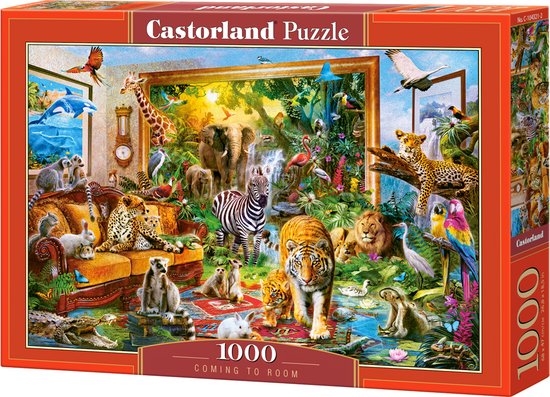 Foto: Castorland legpuzzel coming to room 68 cm karton 1000 stukjes