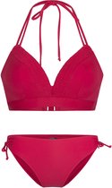 LingaDore - Red Triangel Bikini Set - maat 44E - Rood