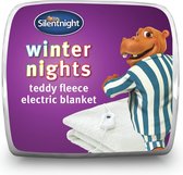 Electrisch deken | Silentnight Teddy Fleece  Winter Nights  - Single