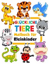Gluckliche Tiere Malbuch fur Kleinkinder