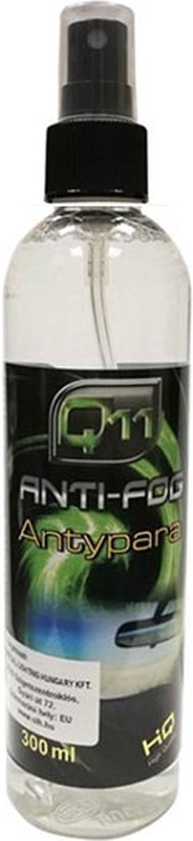 Anti-aanslag Nano spray voor autoruiten AntiFog 300 ml - Q11