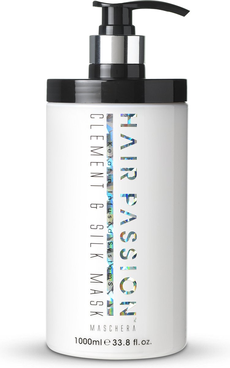 HAIR PASSION Clement & Silk MASK - 1000 ml.